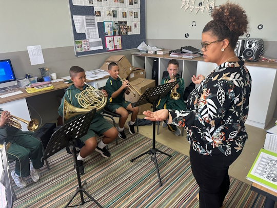 Longacres Private School in Langebaan music studio