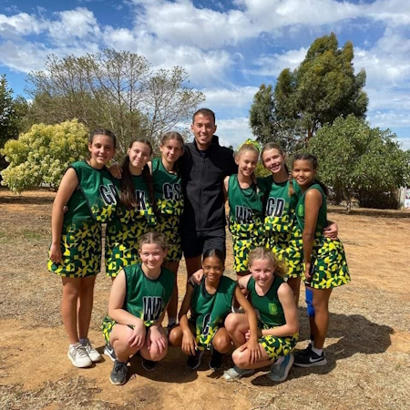 Longacres Private School in Langebaan netball